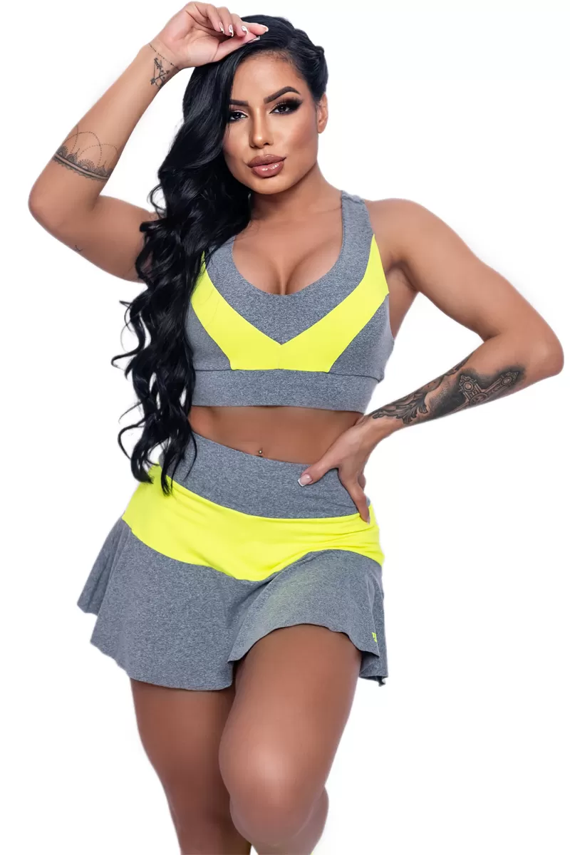 Trincks - Set Short Skirt and Lili Lemon Top - Trincks - Set Short Skirt and Lili Lemon Top -