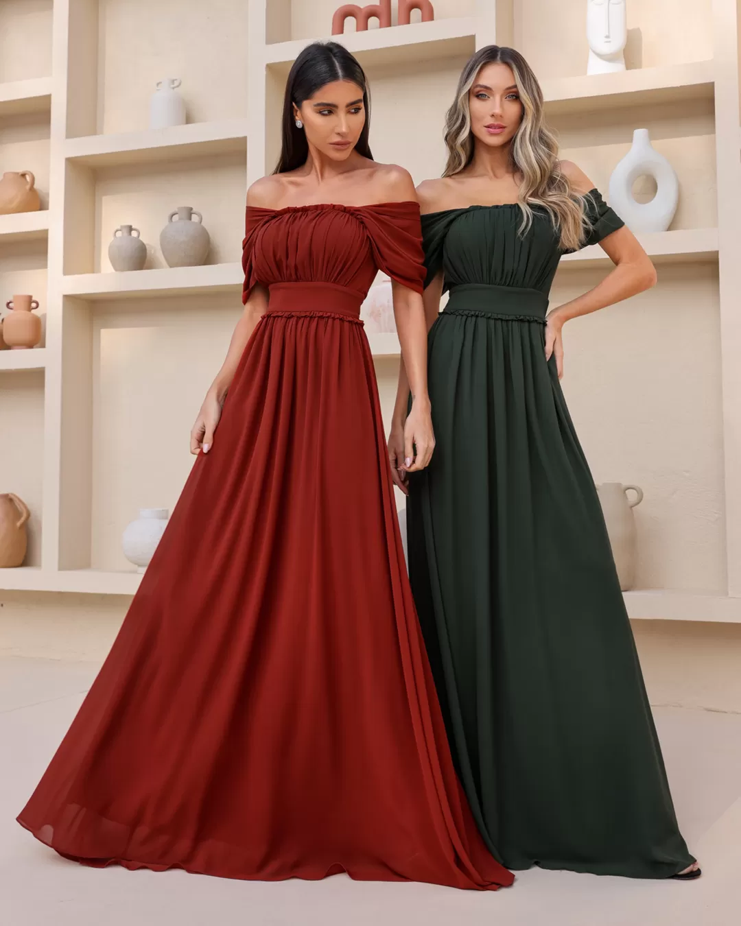 Dot Clothing - Dress Dot Clothing Shoulder to Shoulder Embroidered - 2044BORDO Dot Clothing - Dress Dot Clothing Shoulder to Shoulder Embroidered - 2044BORDO