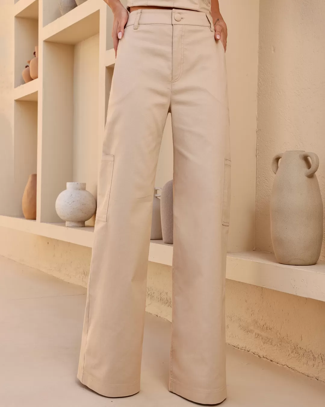 Dot Clothing - Pants Dot Clothing Jeans Pantalona Beige - 2057BEGE Dot Clothing - Pants Dot Clothing Jeans Pantalona Beige - 2057BEGE
