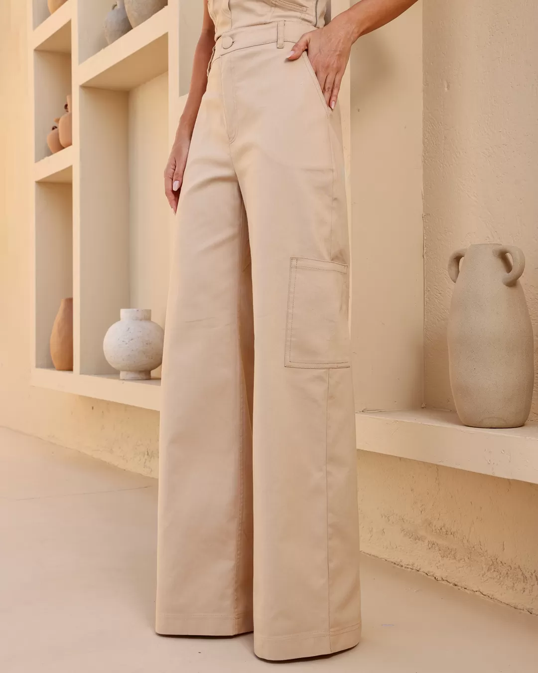 Dot Clothing - Pants Dot Clothing Jeans Pantalona Beige - 2057BEGE Dot Clothing - Pants Dot Clothing Jeans Pantalona Beige - 2057BEGE