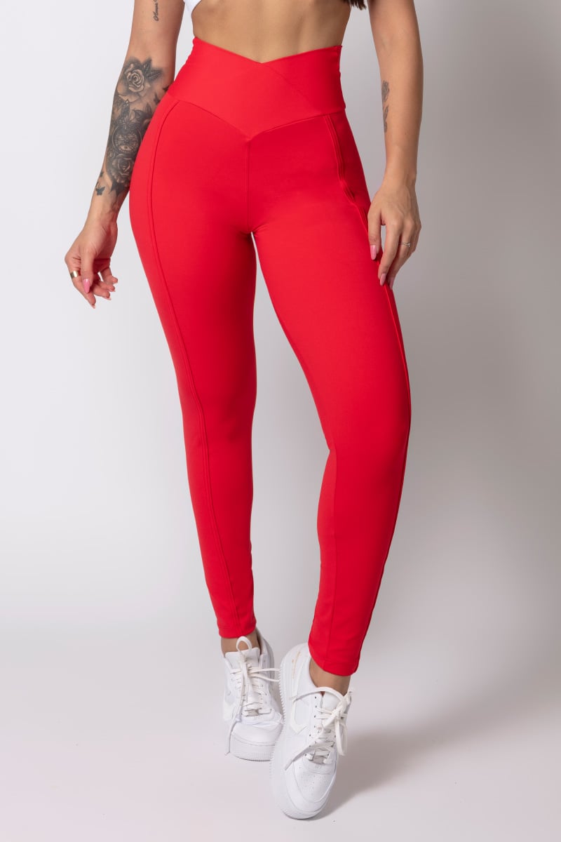 Hipkini - Red Gymrat Leggings - 33330179