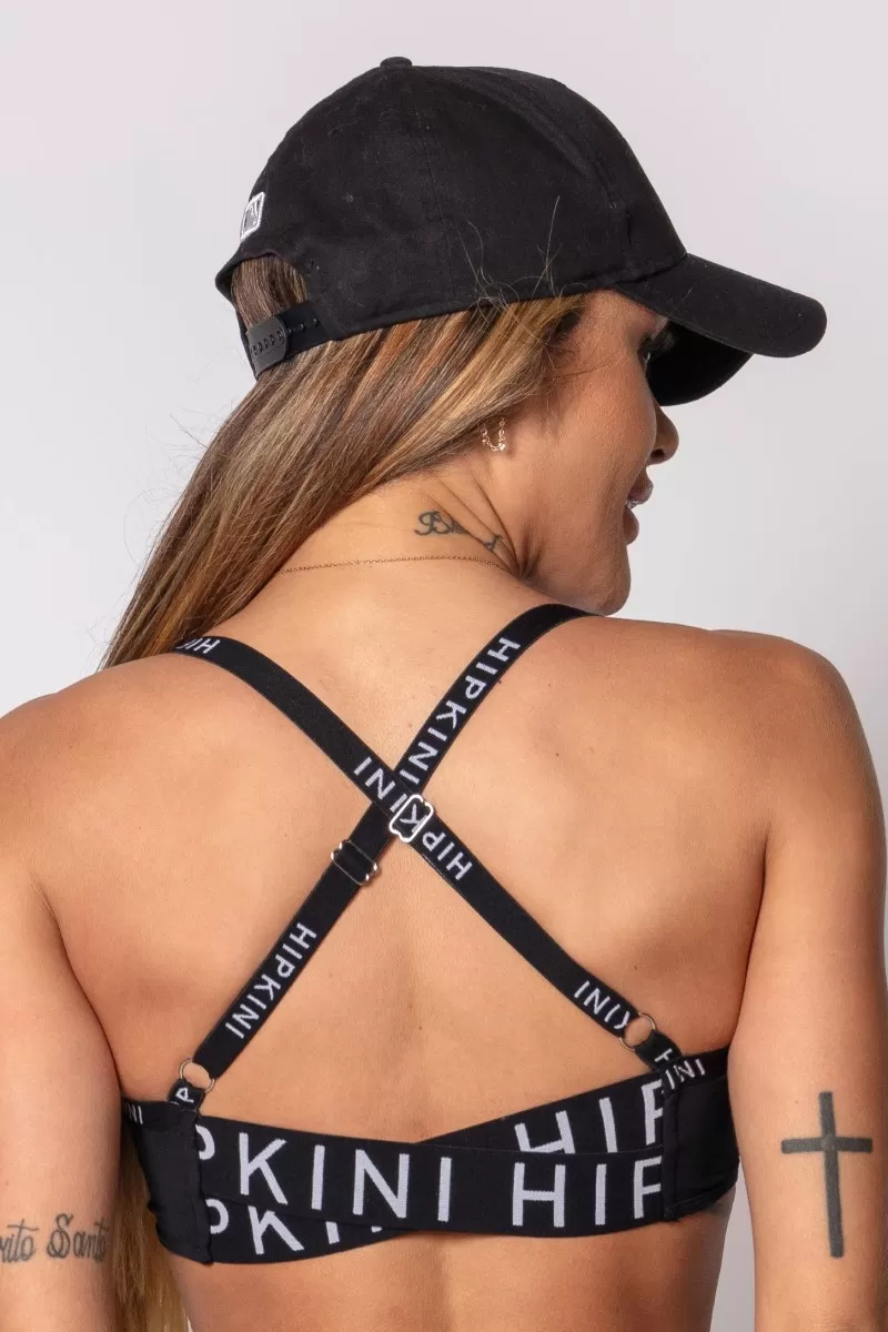 Hipkini - Gymrat Black Cross Body Top - 33330169 Hipkini - Gymrat Black Cross Body Top - 33330169