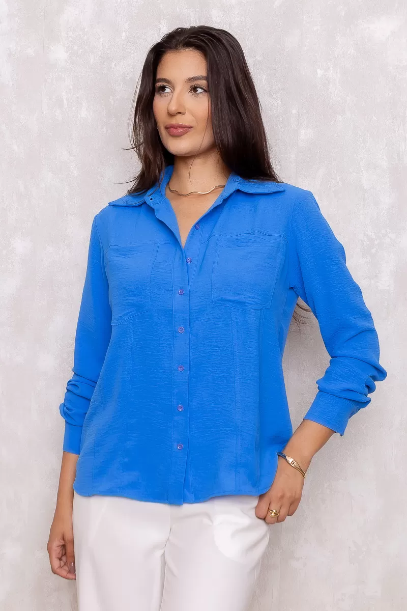 Dot Clothing - Blue Dot Clothing Long Sleeve Shirt - 1693AZUL Dot Clothing - Blue Dot Clothing Long Sleeve Shirt - 1693AZUL