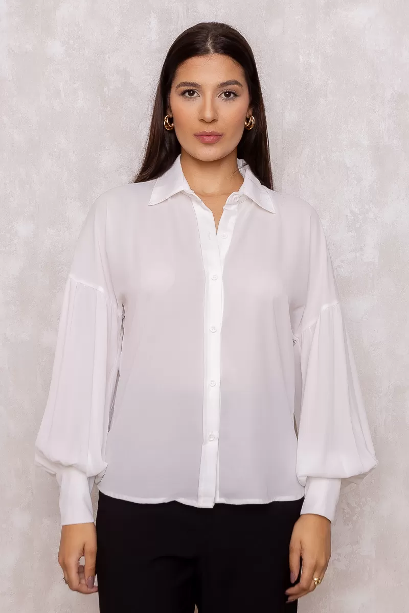 Dot Clothing - Dot Clothing Long Sleeve Offwhite Shirt - 1862OFF Dot Clothing - Dot Clothing Long Sleeve Offwhite Shirt - 1862OFF