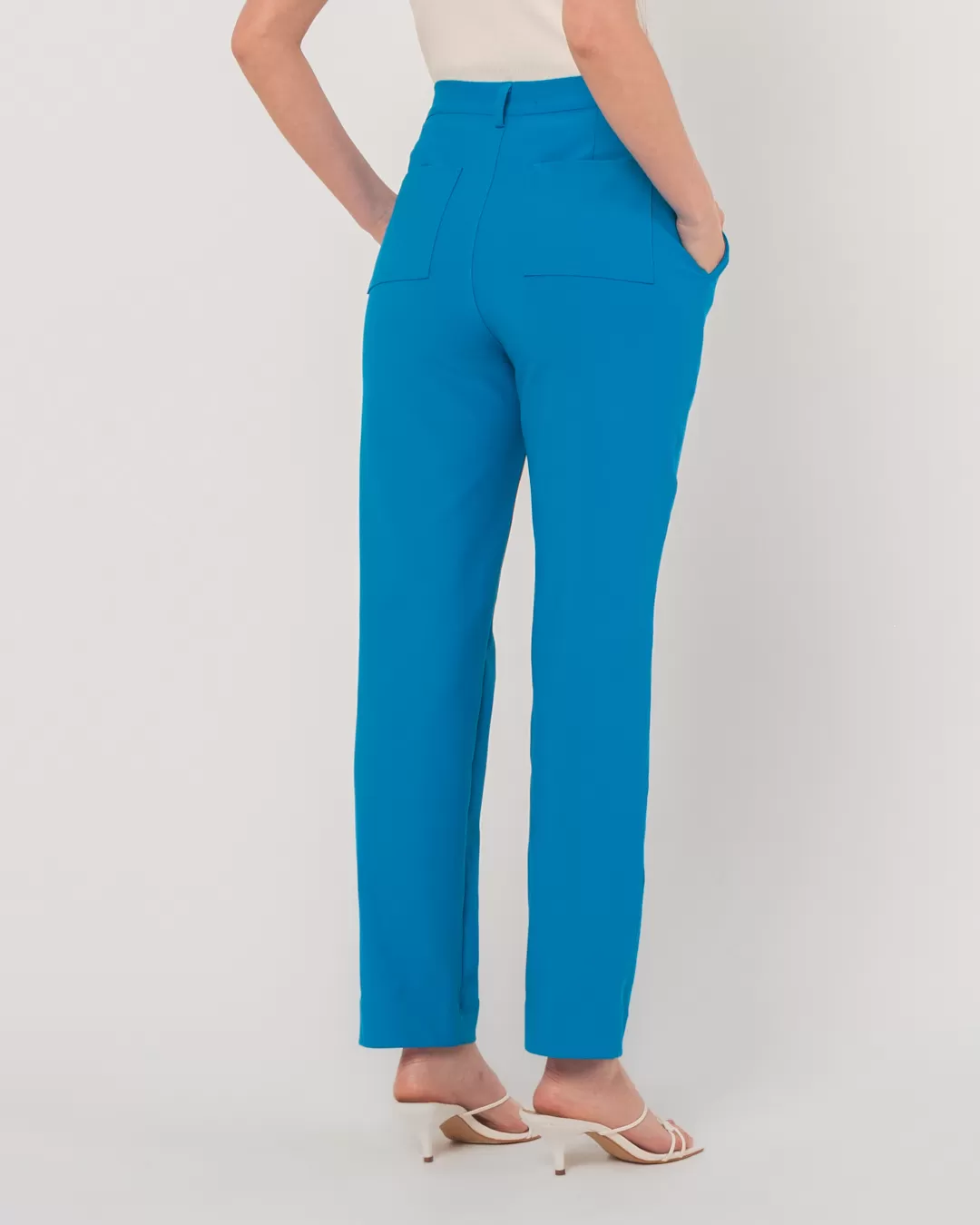 Miss Misses - Miss Misses Pants With Pockets Straight Blue - 54040002 Miss Misses - Miss Misses Pants With Pockets Straight Blue - 54040002