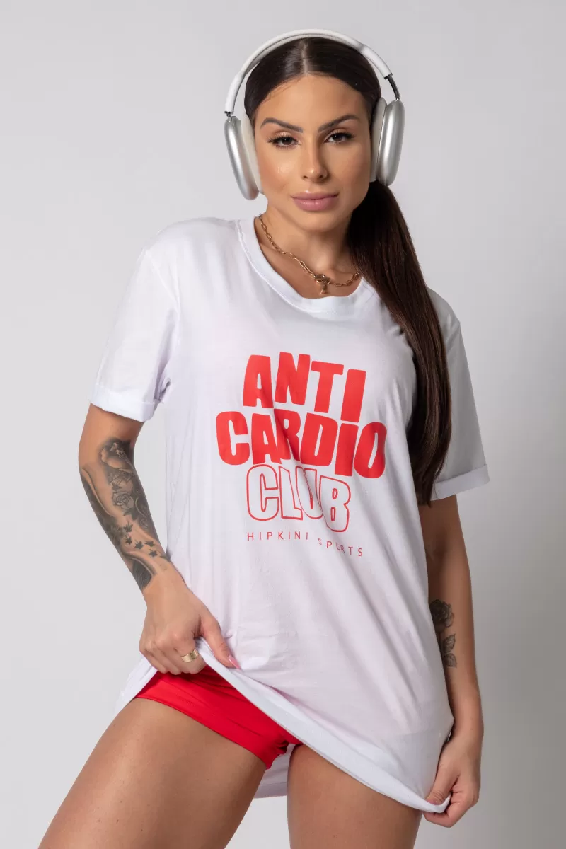 Hipkini - Large White Gymrat T-Shirt with Silk - 33330180 Hipkini - Large White Gymrat T-Shirt with Silk - 33330180