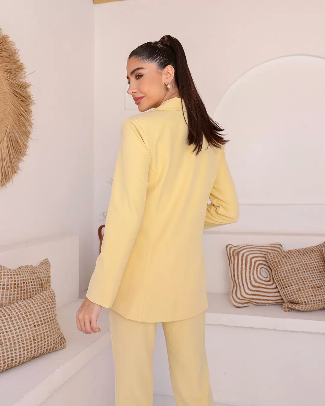 Dot Clothing - Blazer Dot Clothing Tailoring Yellow - 2073AMARELO Dot Clothing - Blazer Dot Clothing Tailoring Yellow - 2073AMARELO