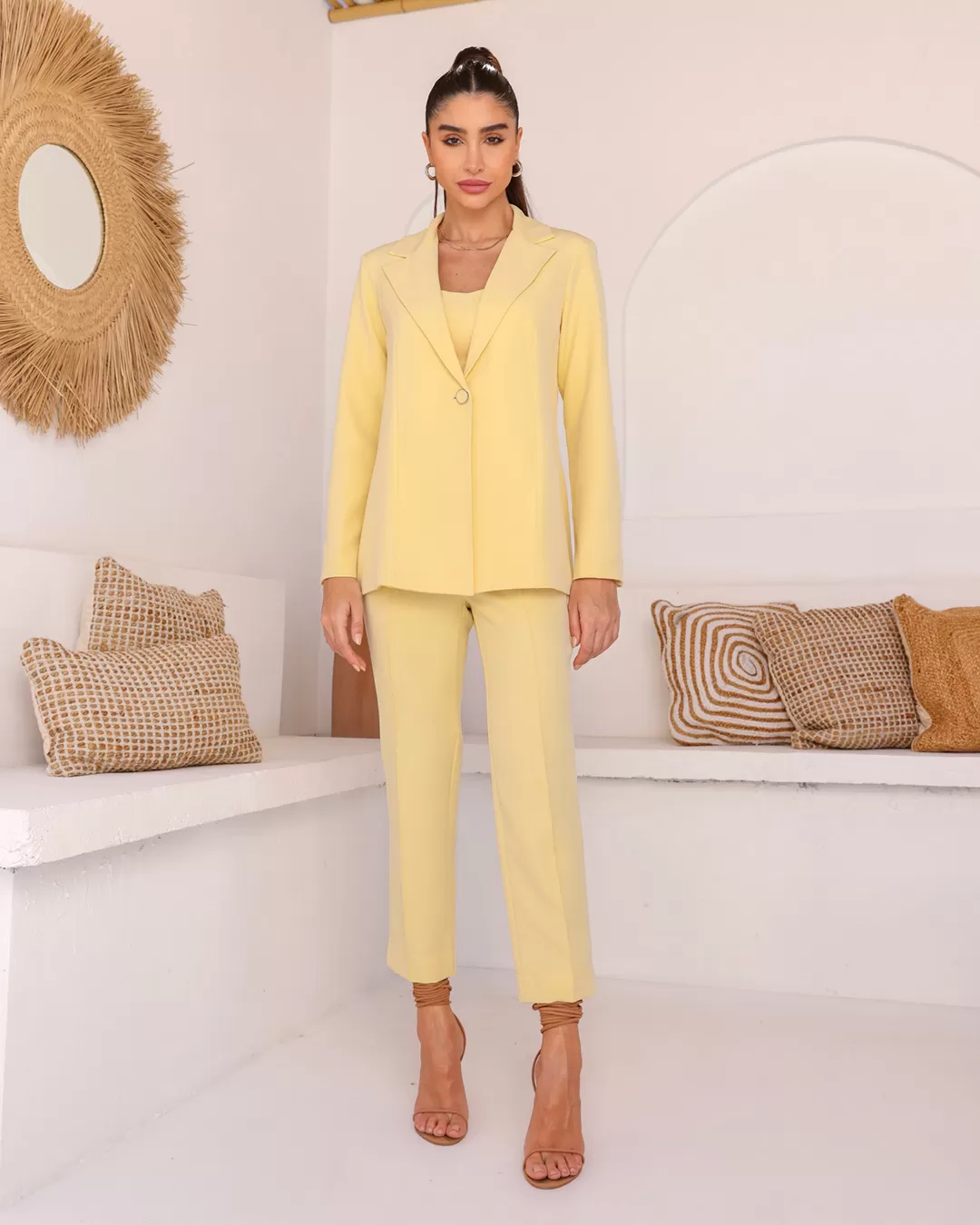 Dot Clothing - Blazer Dot Clothing Tailoring Yellow - 2073AMARELO Dot Clothing - Blazer Dot Clothing Tailoring Yellow - 2073AMARELO