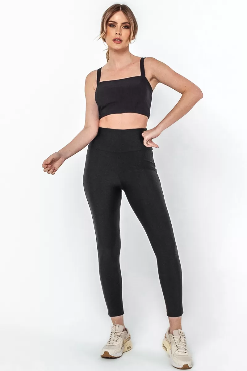 Miss Misses - Pants Miss Misses Legging Cirre Basica Preto - 54099001 Miss Misses - Pants Miss Misses Legging Cirre Basica Preto - 54099001