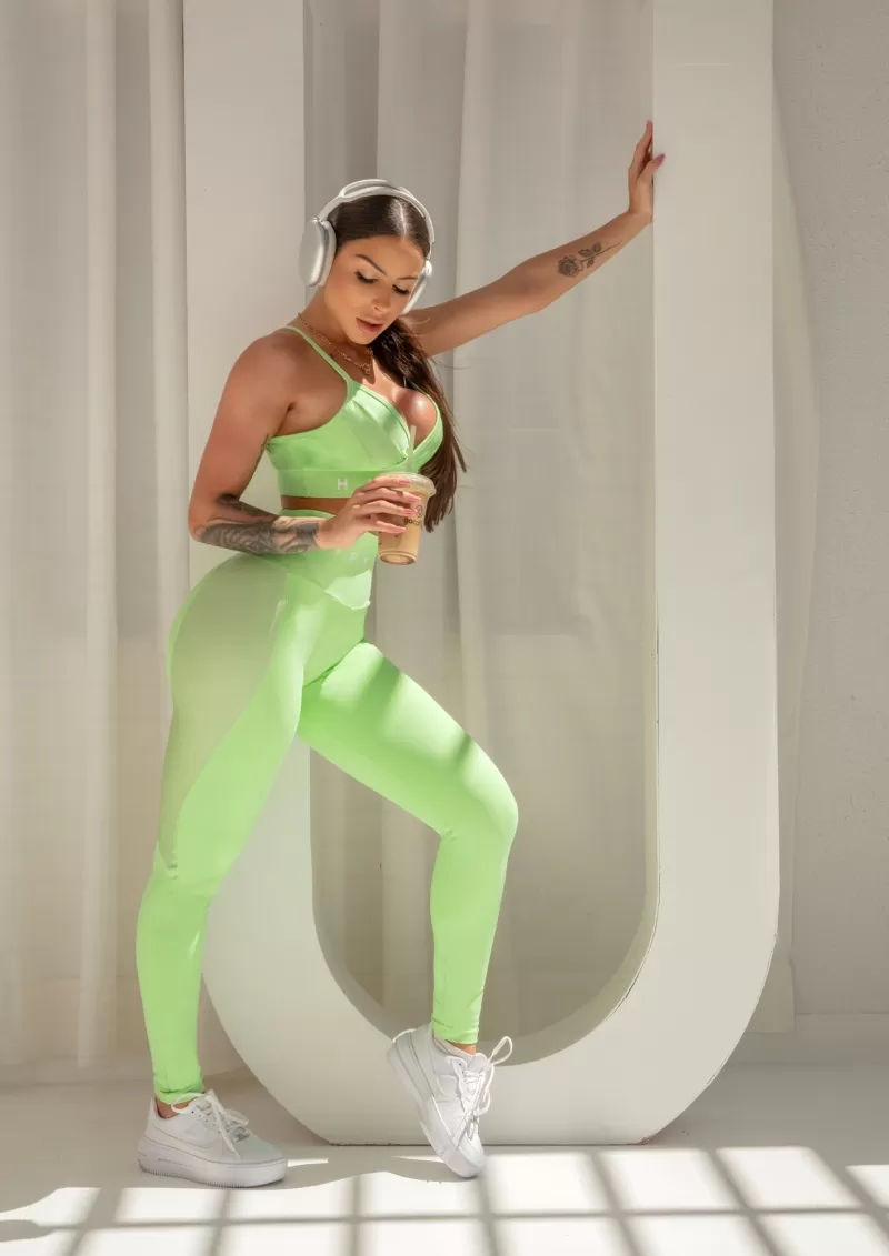 Hipkini - Green Gymrat Legging with Silk - 33330185 Hipkini - Green Gymrat Legging with Silk - 33330185
