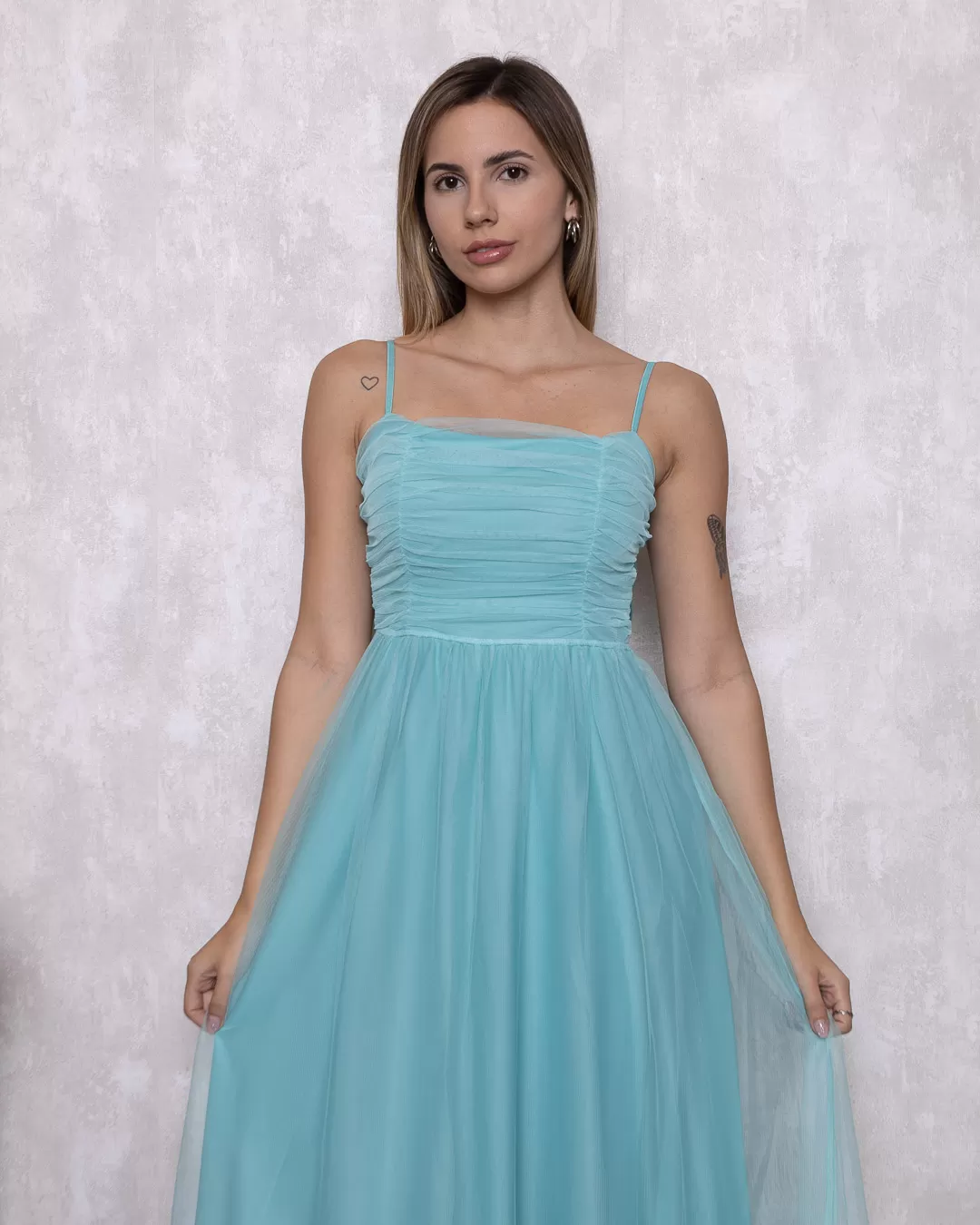 Dot Clothing - Dress Dot Clothing Long Hollow Side Blue - 1697AZUL Dot Clothing - Dress Dot Clothing Long Hollow Side Blue - 1697AZUL