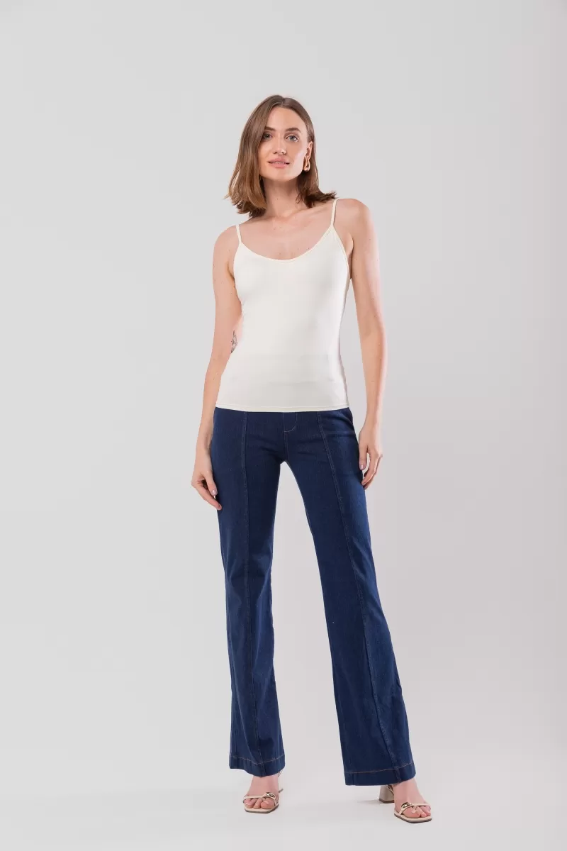 Hidrogênio - AMNI OFF WHITE THIN STRAP TANK - 15621018 Hidrogênio - AMNI OFF WHITE THIN STRAP TANK - 15621018