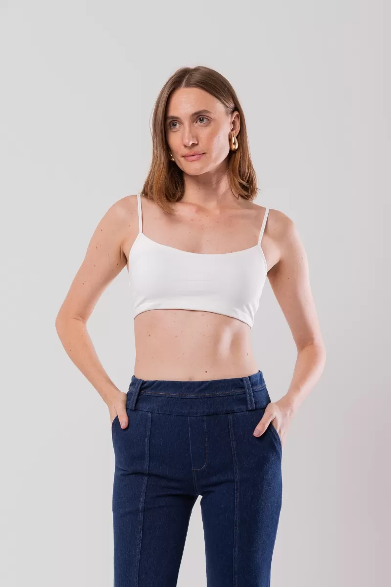 Hidrogênio - TOP WITH OFF WHITE BULGE - 16379202 Hidrogênio - TOP WITH OFF WHITE BULGE - 16379202