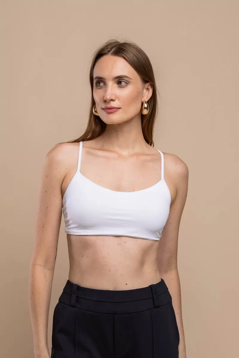 Hidrogênio - TOP WITH OFF WHITE BULGE - 16379202 Hidrogênio - TOP WITH OFF WHITE BULGE - 16379202