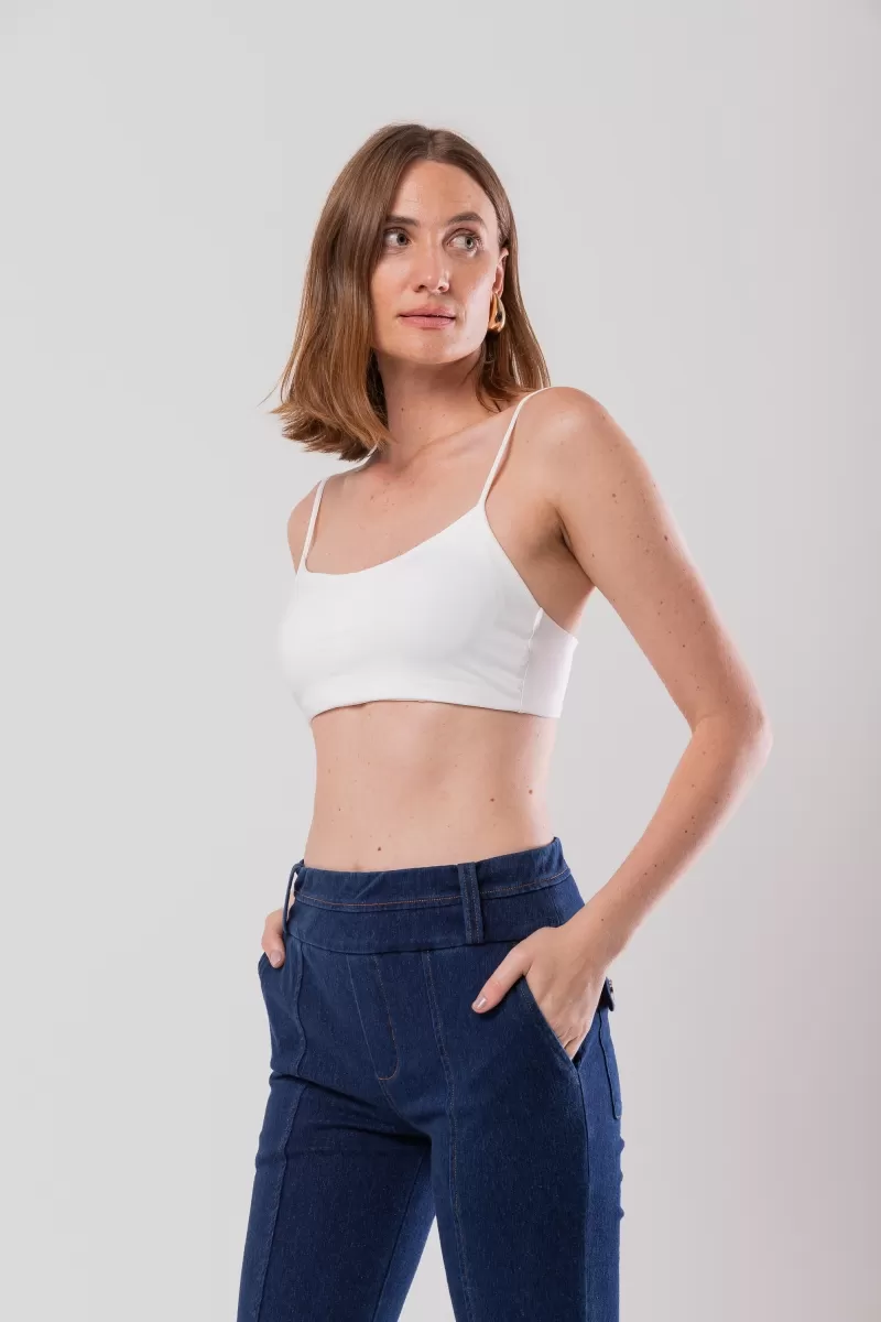 Hidrogênio - TOP WITH OFF WHITE BULGE - 16379202 Hidrogênio - TOP WITH OFF WHITE BULGE - 16379202