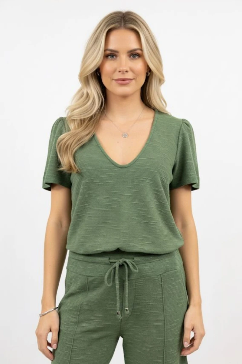 Hidrogênio - V-Neck Shirt CAMPIM - 18802400