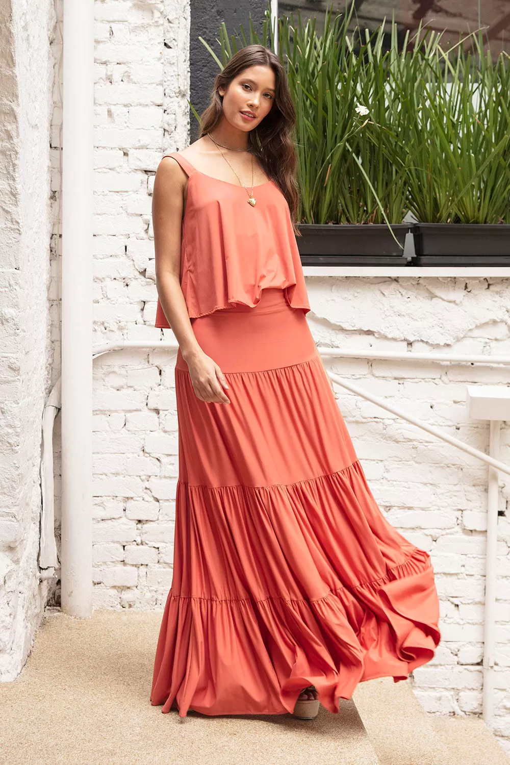 Hidrogênio - ORANGE WIDE STRAP TANK TOP - 18926034 Hidrogênio - ORANGE WIDE STRAP TANK TOP - 18926034