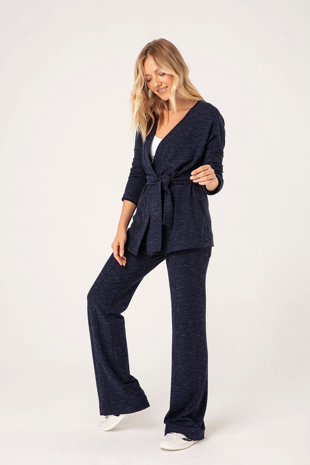 Hidrogênio - Kimono With Sash NAVY - 18641004 Hidrogênio - Kimono With Sash NAVY - 18641004