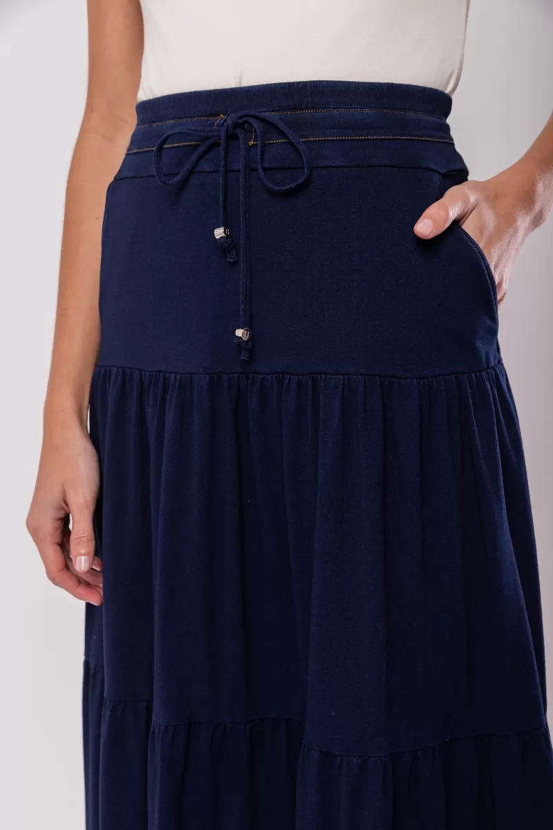 Hidrogênio - TRES MARIAS LONG SKIRT WITH CHANNELS AND ROLLER - 18599042 Hidrogênio - TRES MARIAS LONG SKIRT WITH CHANNELS AND ROLLER - 18599042