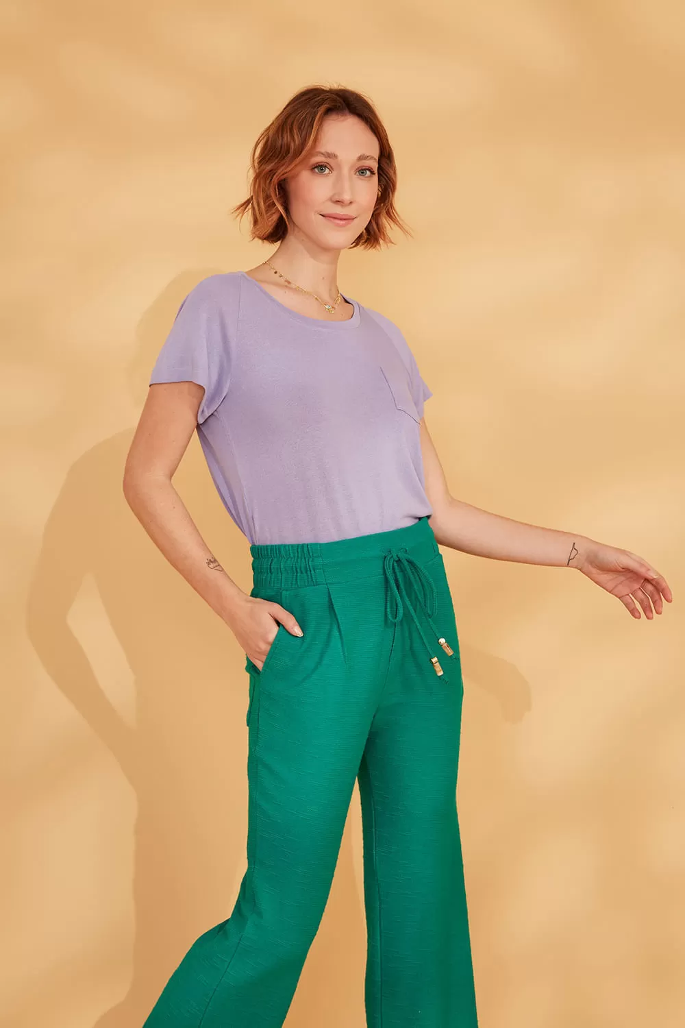 Hidrogênio - RAICA VICTORIA PANTALON PANTS WITH ELASTIC WAIST - 19142440 Hidrogênio - RAICA VICTORIA PANTALON PANTS WITH ELASTIC WAIST - 19142440