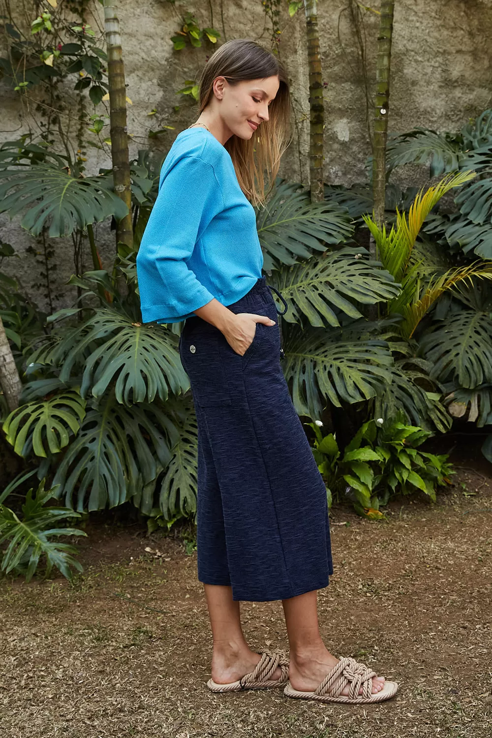 Hidrogênio - CELINE MARINO PANTACOURT TROUSERS - 19175004 Hidrogênio - CELINE MARINO PANTACOURT TROUSERS - 19175004