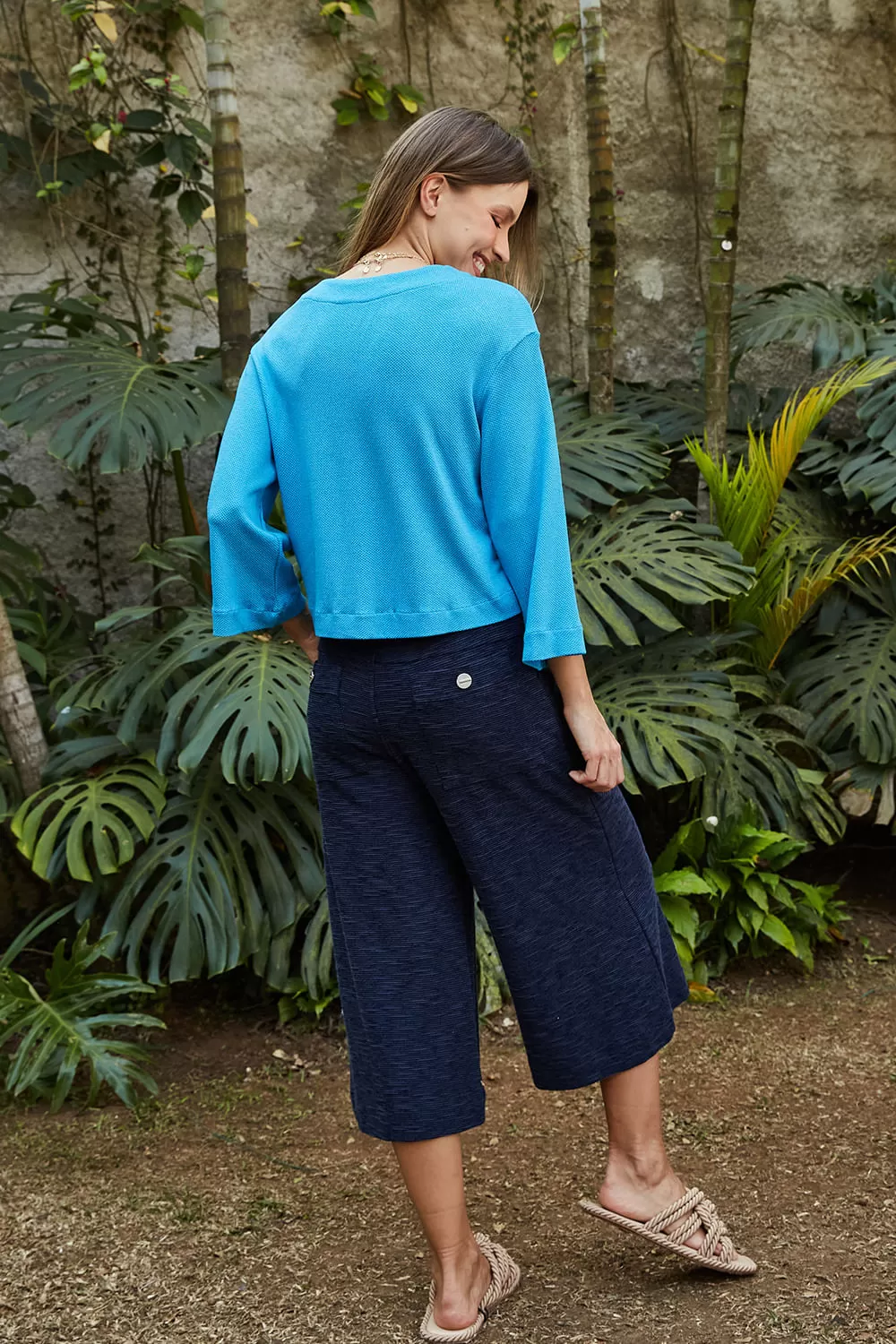 Hidrogênio - CELINE MARINO PANTACOURT TROUSERS - 19175004 Hidrogênio - CELINE MARINO PANTACOURT TROUSERS - 19175004