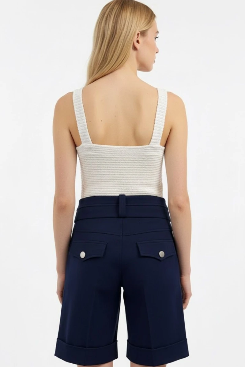 Hidrogênio - TWINSET WITH TANK AND Sash WHITE - 19224002 Hidrogênio - TWINSET WITH TANK AND Sash WHITE - 19224002