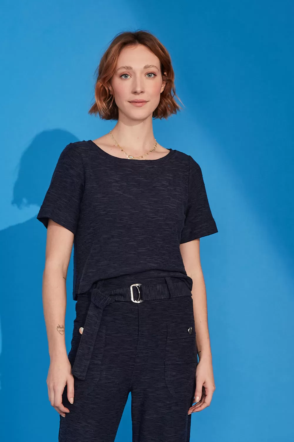 Hidrogênio - ISIS MARINO TROUSERS - 19085004 Hidrogênio - ISIS MARINO TROUSERS - 19085004