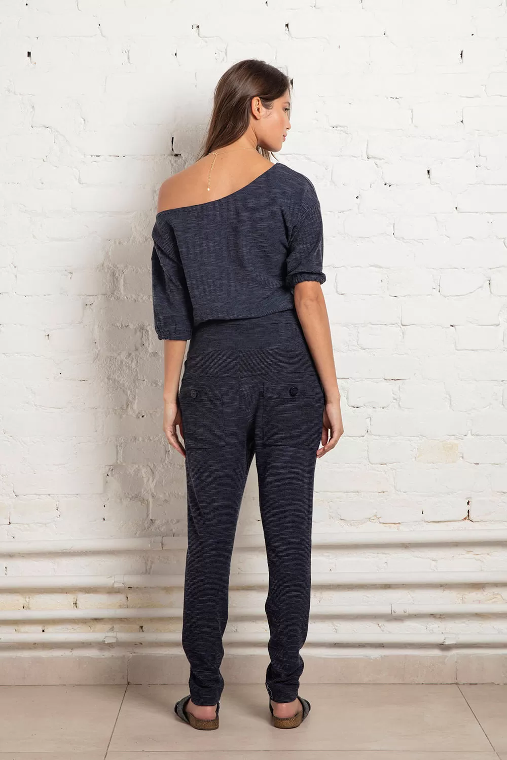 Hidrogênio - NAVY DROP SHOULDER BLOUSE - 18857004 Hidrogênio - NAVY DROP SHOULDER BLOUSE - 18857004