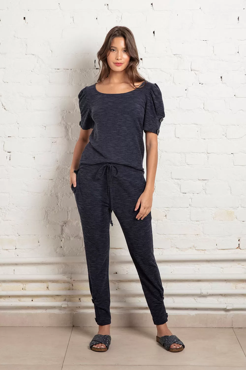 Hidrogênio - NAVY DANDARA TROUSERS - 18866004 Hidrogênio - NAVY DANDARA TROUSERS - 18866004