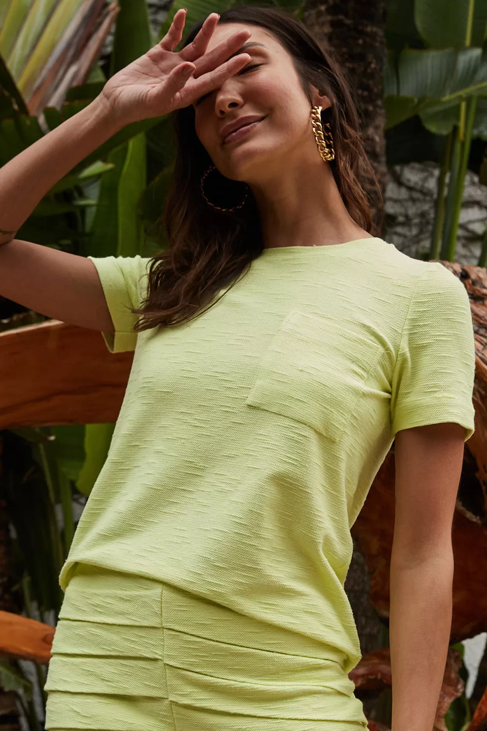 Hidrogênio - SHORT SLEEVE T-SHIRT AND CANARY POCKET - 18818179 Hidrogênio - SHORT SLEEVE T-SHIRT AND CANARY POCKET - 18818179