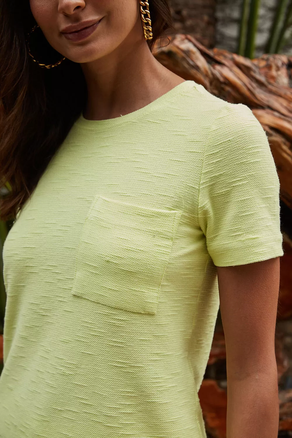 Hidrogênio - SHORT SLEEVE T-SHIRT AND CANARY POCKET - 18818179 Hidrogênio - SHORT SLEEVE T-SHIRT AND CANARY POCKET - 18818179