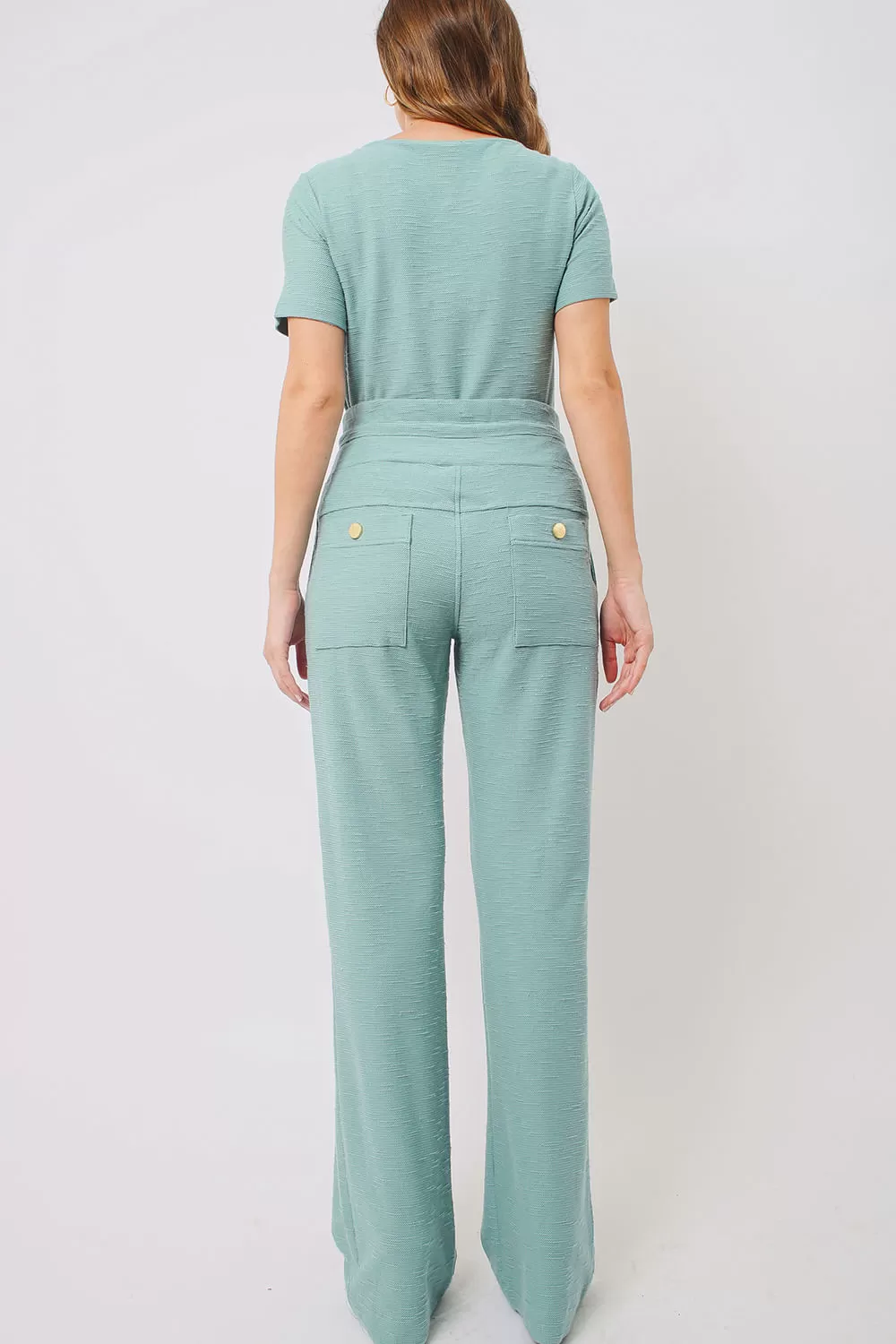 Hidrogênio - TIFFANY BLUE SUELI PANTS - 18942428