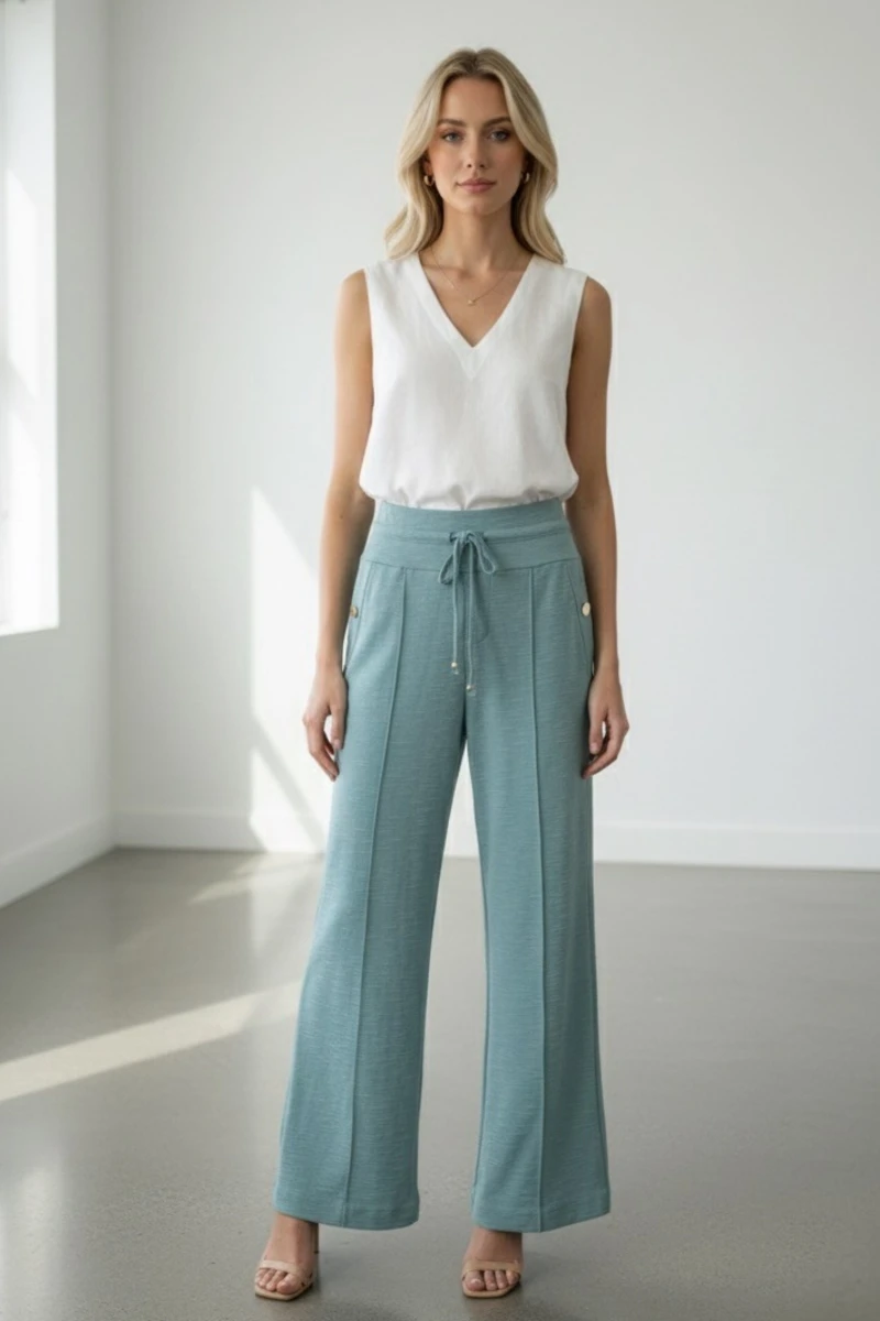 Hidrogênio - TIFFANY BLUE SUELI PANTS - 18942428