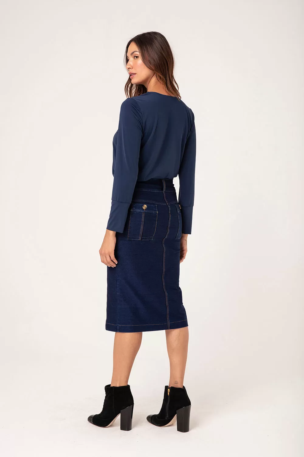 Hidrogênio - PENCIL SKIRT WITH CUTOUTS - 18377042 Hidrogênio - PENCIL SKIRT WITH CUTOUTS - 18377042