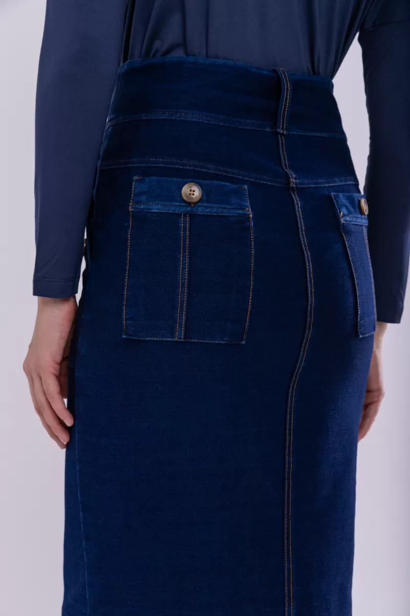 Hidrogênio - PENCIL SKIRT WITH CUTOUTS - 18377042 Hidrogênio - PENCIL SKIRT WITH CUTOUTS - 18377042