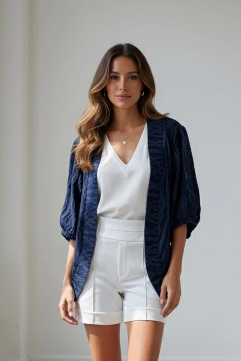 Hidrogênio - Puffed Sleeve Kimono - 18844004 Hidrogênio - Puffed Sleeve Kimono - 18844004