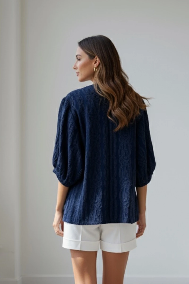Hidrogênio - Puffed Sleeve Kimono - 18844004 Hidrogênio - Puffed Sleeve Kimono - 18844004