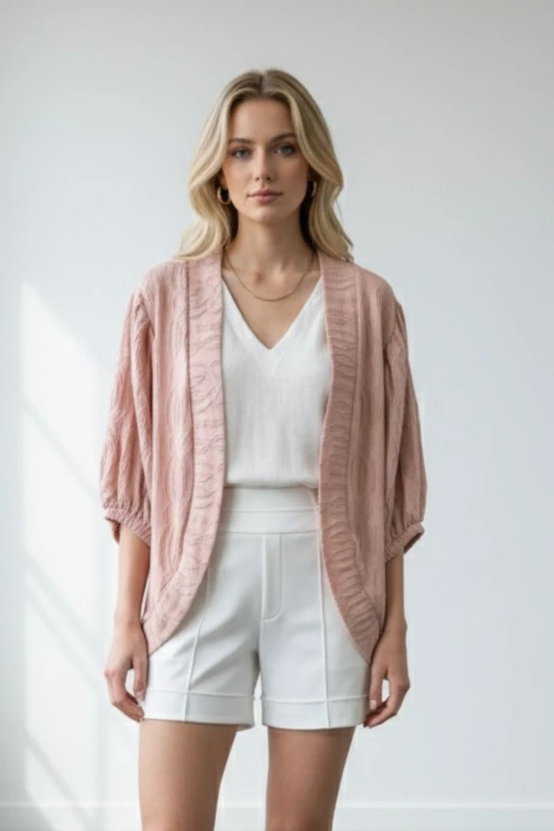 Hidrogênio - Puffed Sleeve Kimono - 18844021 Hidrogênio - Puffed Sleeve Kimono - 18844021