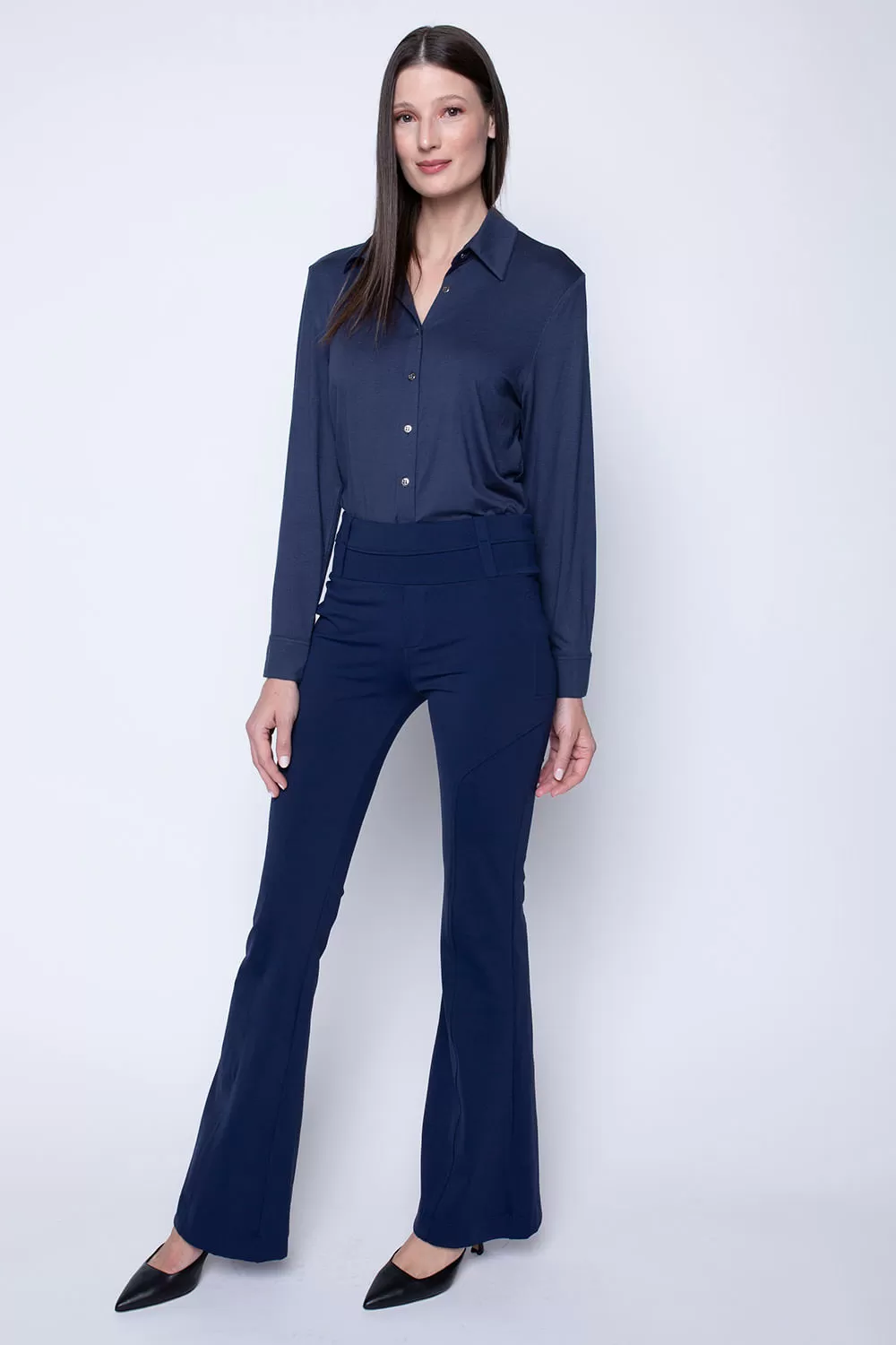Hidrogênio - CARMEM ECLIPSE FLARE TROUSERS - 19411207 Hidrogênio - CARMEM ECLIPSE FLARE TROUSERS - 19411207