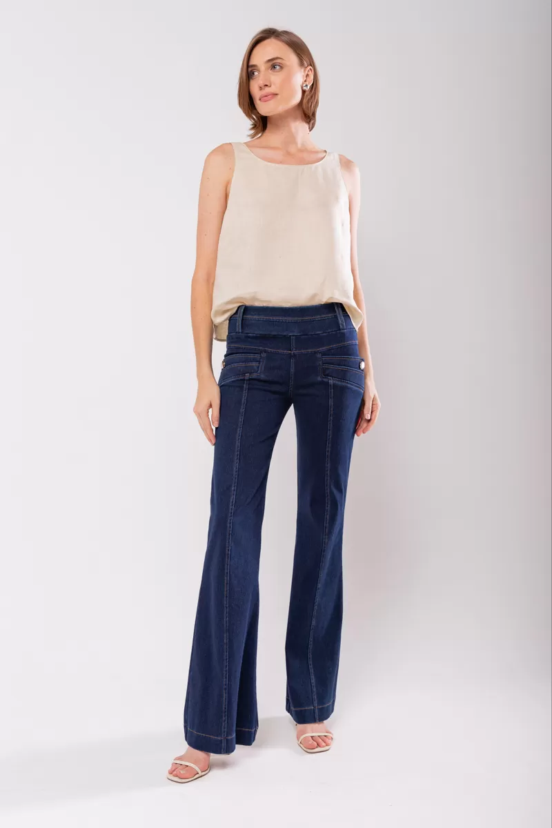 Hidrogênio - BLACK FLARE PANTS - 19426042 Hidrogênio - BLACK FLARE PANTS - 19426042