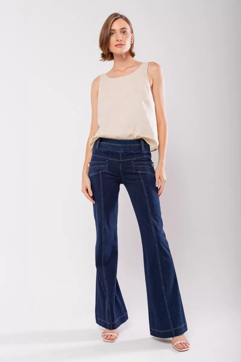 Hidrogênio - BLACK FLARE PANTS - 19426042 Hidrogênio - BLACK FLARE PANTS - 19426042