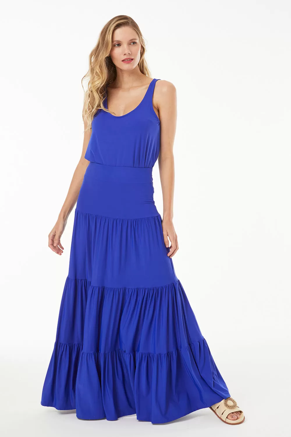 Hidrogênio - TRES MARIAS LONG SKIRT BLUE BIC - 18925455 Hidrogênio - TRES MARIAS LONG SKIRT BLUE BIC - 18925455