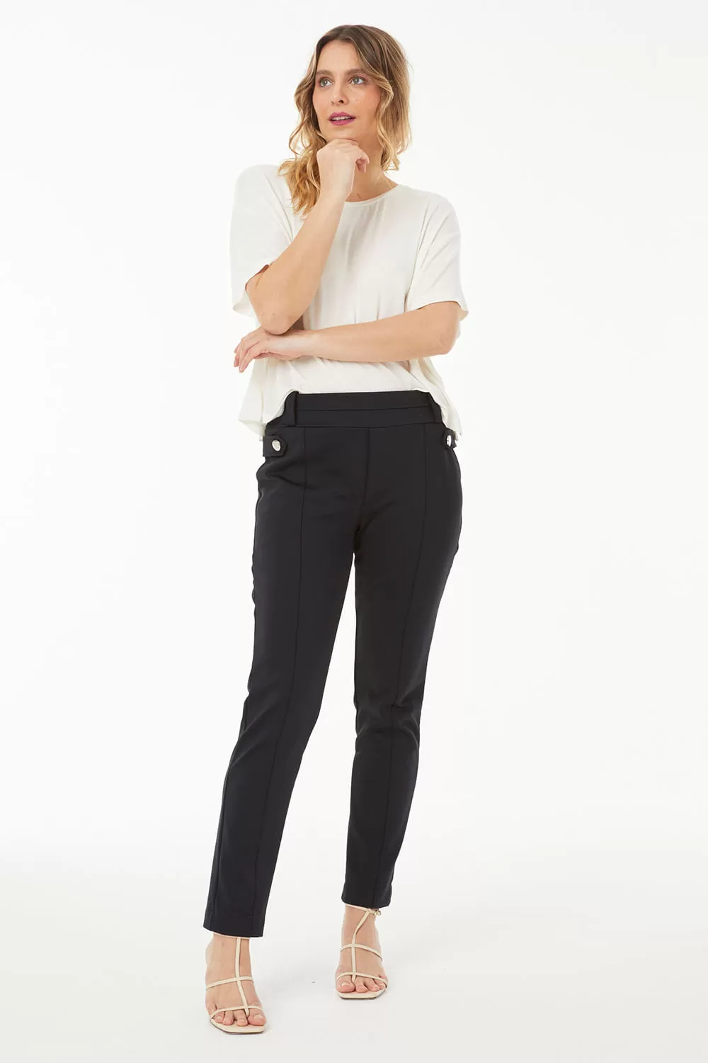 Hidrogênio - DOMINGAS FISHERMAN PANTS BLACK - 19503001 Hidrogênio - DOMINGAS FISHERMAN PANTS BLACK - 19503001
