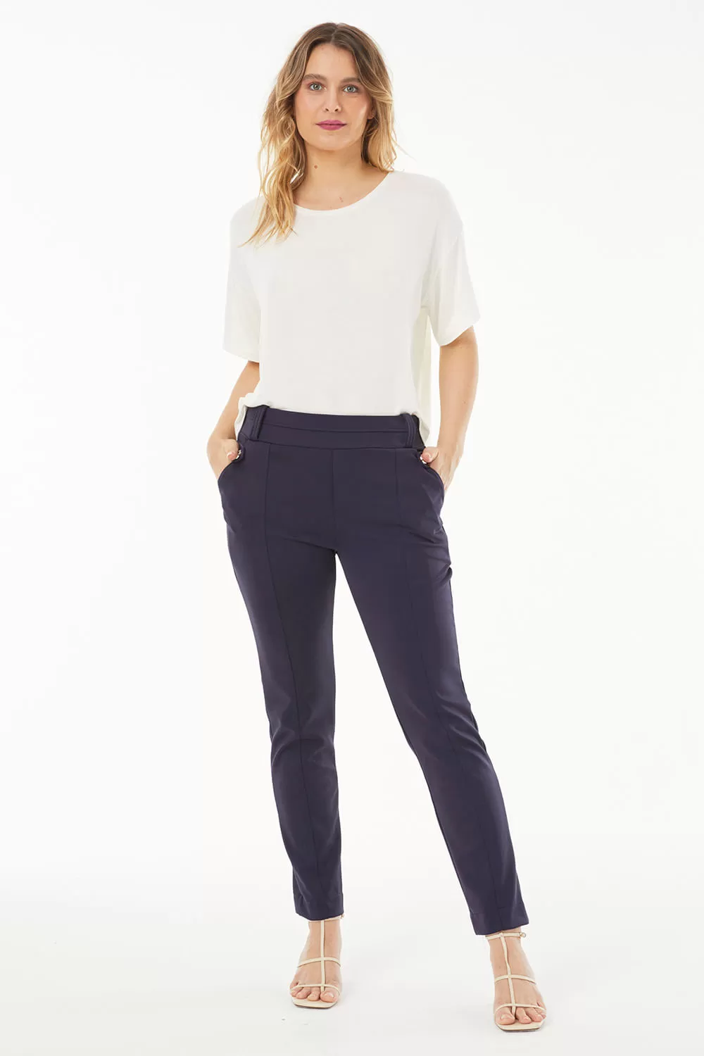 Hidrogênio - DOMINGAS FISHERMAN TROUSERS NAVY PURPLE - 19503214 Hidrogênio - DOMINGAS FISHERMAN TROUSERS NAVY PURPLE - 19503214
