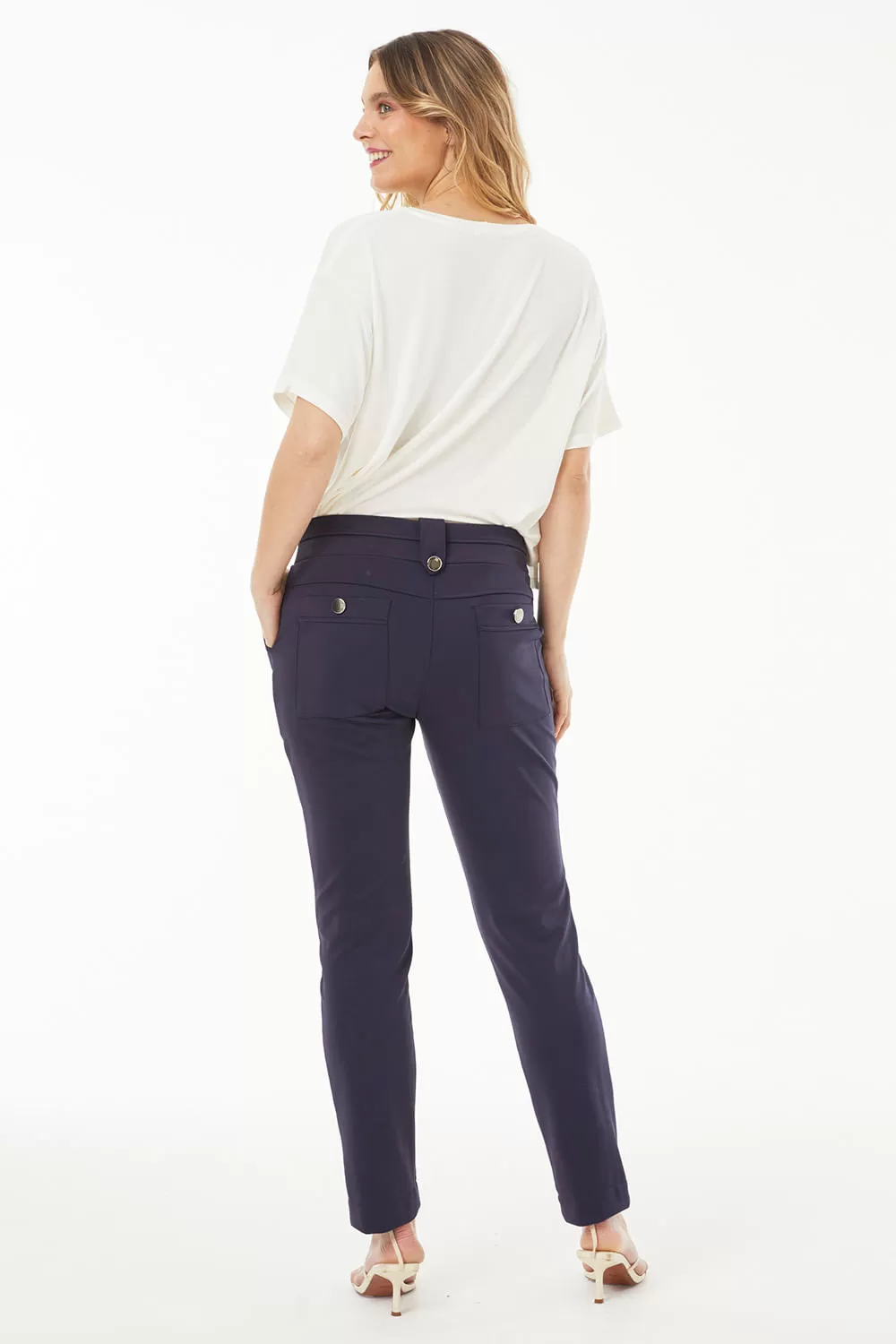 Hidrogênio - DOMINGAS FISHERMAN TROUSERS NAVY PURPLE - 19503214 Hidrogênio - DOMINGAS FISHERMAN TROUSERS NAVY PURPLE - 19503214