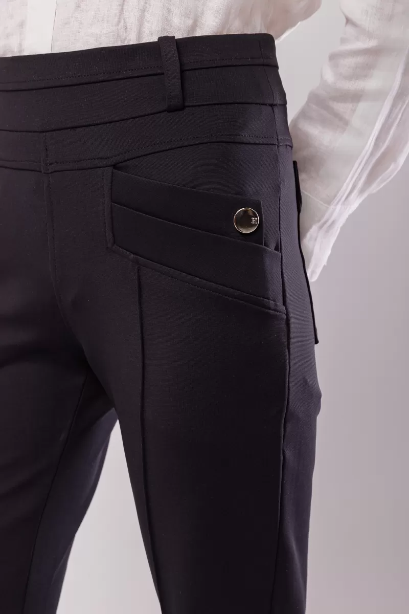 Hidrogênio - CAMILA FISHERMAN PANTS BLACK - 19510001 Hidrogênio - CAMILA FISHERMAN PANTS BLACK - 19510001