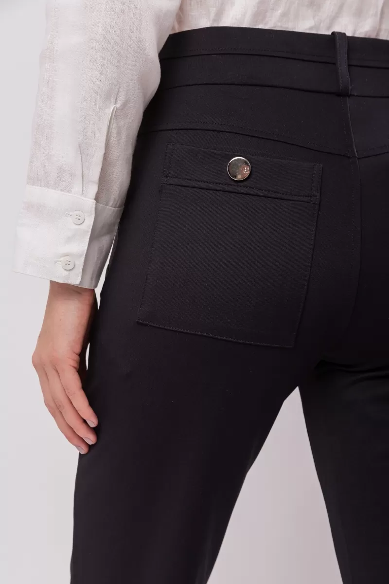 Hidrogênio - CAMILA FISHERMAN PANTS BLACK - 19510001 Hidrogênio - CAMILA FISHERMAN PANTS BLACK - 19510001
