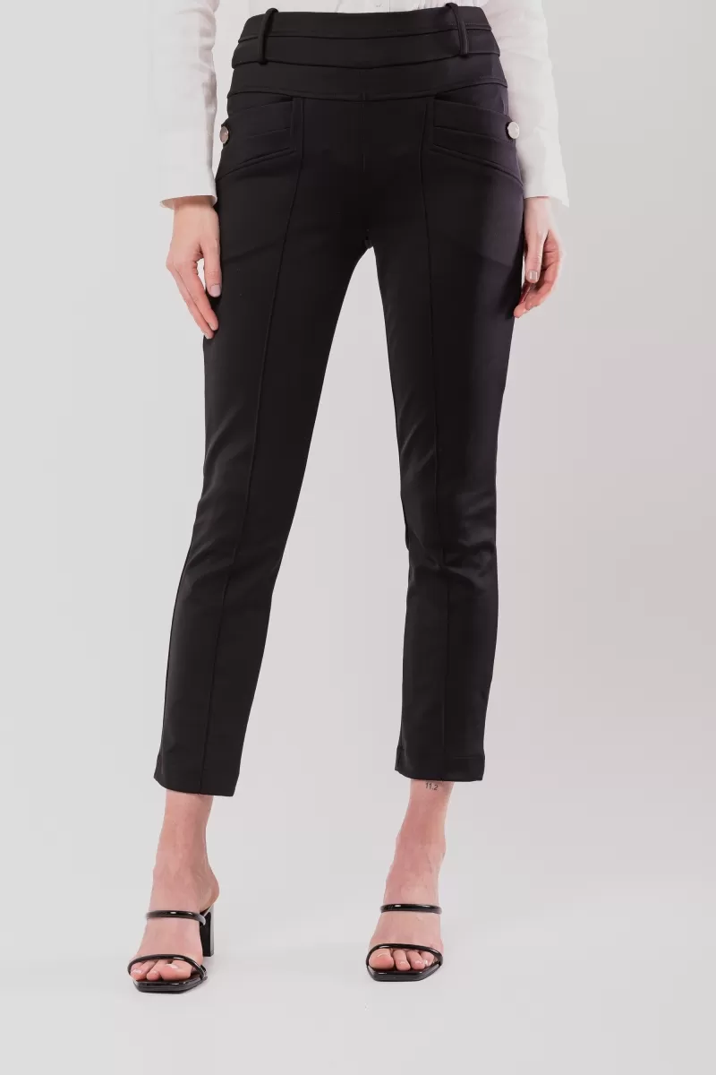 Hidrogênio - CAMILA FISHERMAN PANTS BLACK - 19510001 Hidrogênio - CAMILA FISHERMAN PANTS BLACK - 19510001