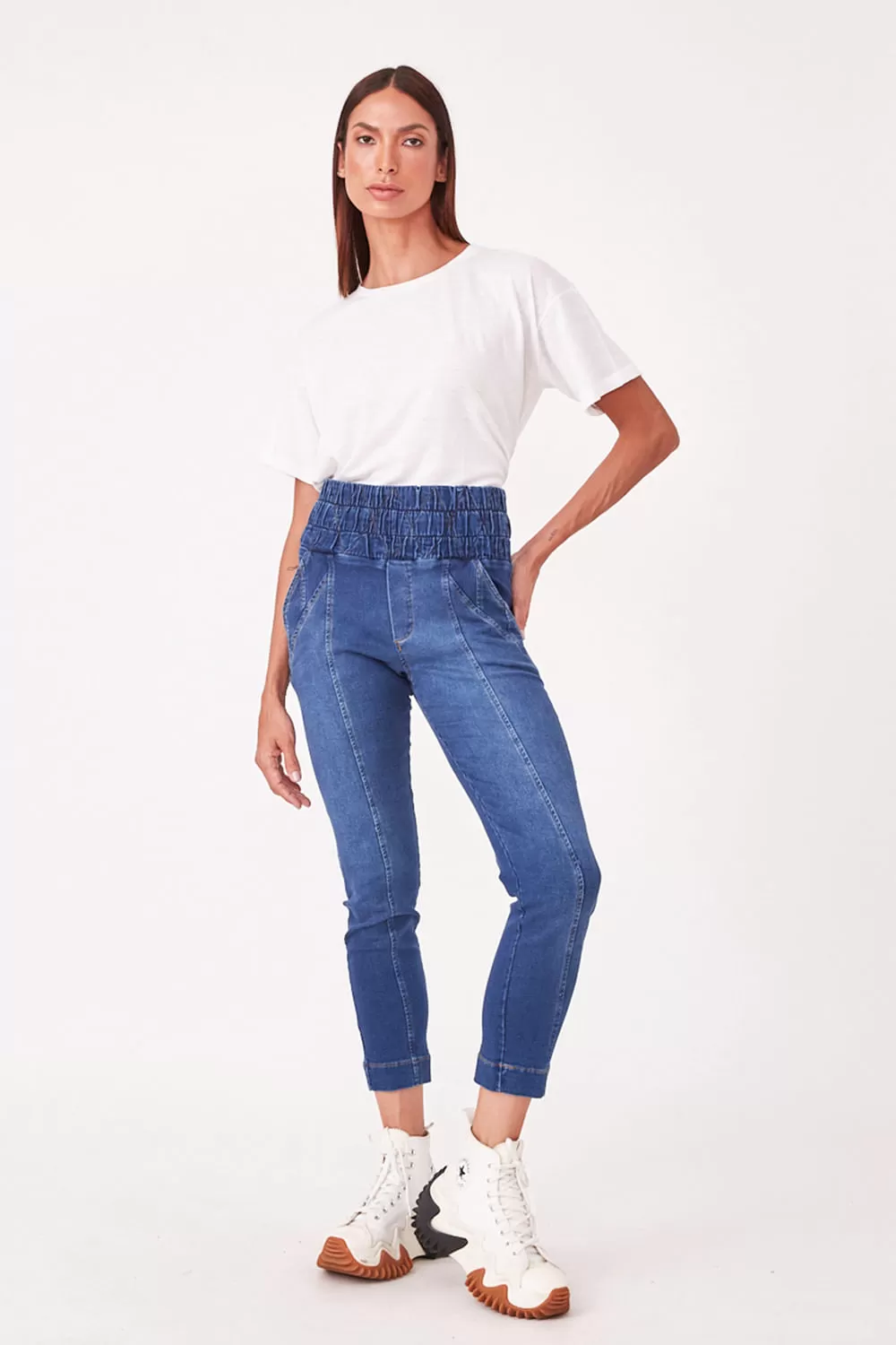 Hidrogênio - VIVIANE JEANS JOGGER PANTS - 19588042 Hidrogênio - VIVIANE JEANS JOGGER PANTS - 19588042